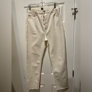 Gap “Curvy” High-rise Cheeky Straight Jeans (10T)